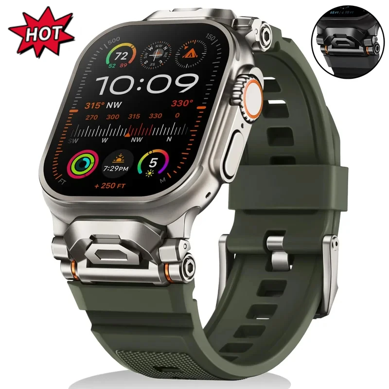Silicone Band for Apple Watch Strap Ultra 1 2 3 49mm 46mm 45mm 44mm 42mm Soft Sports For IWatch Series 10 9 8 7 6 5 4 Bracelet
Silicone Band for Apple Watch Strap Ultra 1 2 3 49mm 46mm 45mm 44mm 42mm Soft Sports For IWatch Series 10 9 8 7 6 5 4 Bracelet