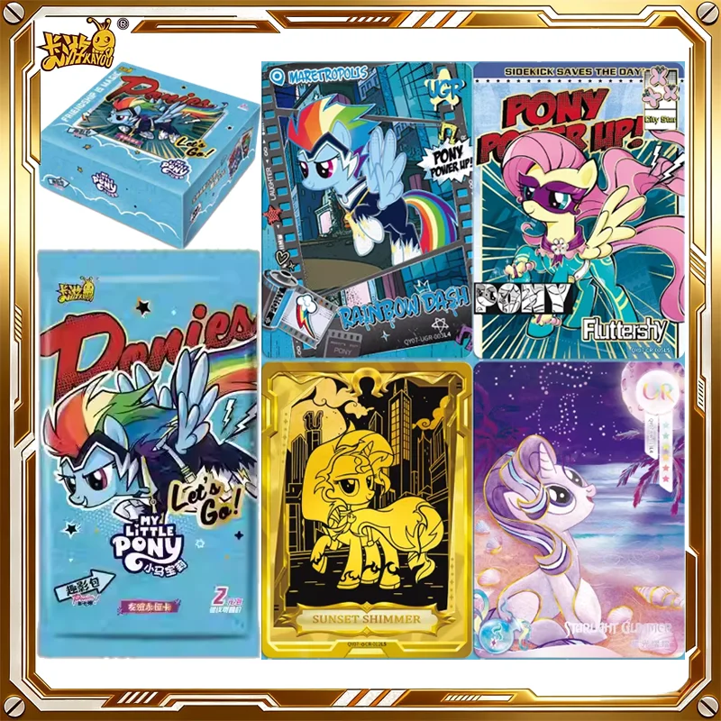 New KAYOU My Little Pony Card Friendship Forever Fun Shot Pack S7 Mystery Box Anime Cards Toys Holiday Birthday Gifts for Girls
New KAYOU My Little Pony Card Friendship Forever Fun Shot Pack S7 Mystery Box Anime Cards Toys Holiday Birthday Gifts for Girls