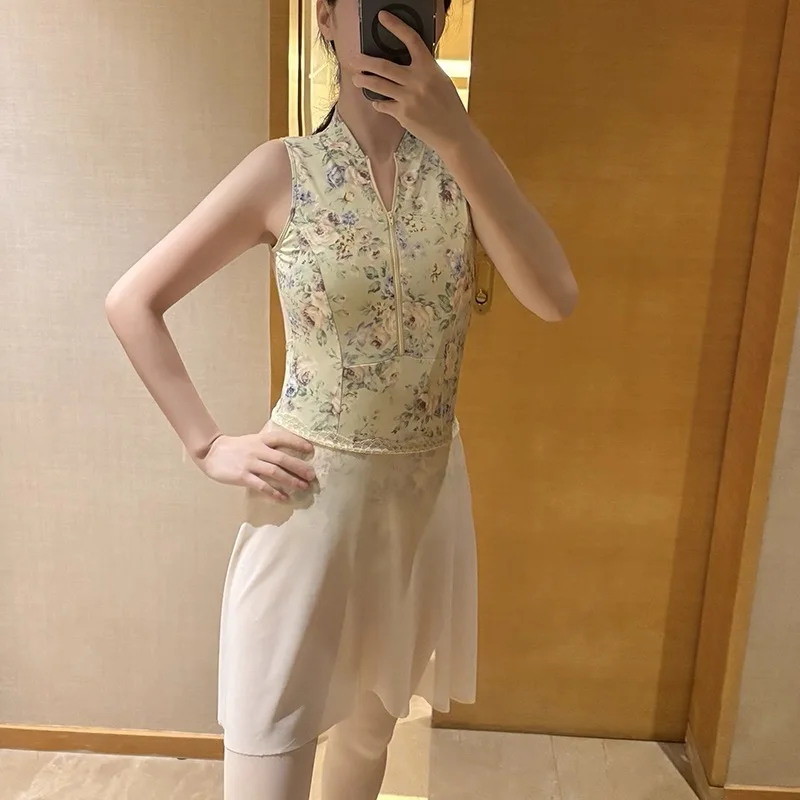 Adult Ballet Leotard Elegant Printed Practice Ballet Dancing Clothes Women Professional Dance Team Gymnastics Yoga Coverall
Adult Ballet Leotard Elegant Printed Practice Ballet Dancing Clothes Women Professional Dance Team Gymnastics Yoga Coverall