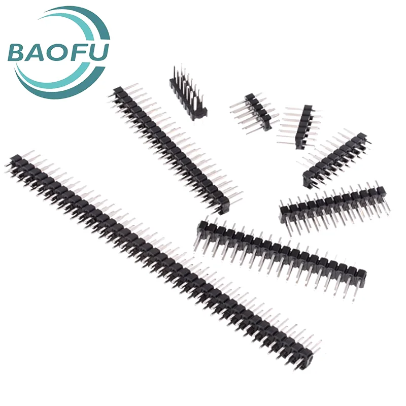 20pcs double row pins with a spacing of 2.54mm and straight pins of 2 * 2P/3/4/5/6/7/8/10/12/20/40P
20pcs double row pins with a spacing of 2.54mm and straight pins of 2 * 2P/3/4/5/6/7/8/10/12/20/40P