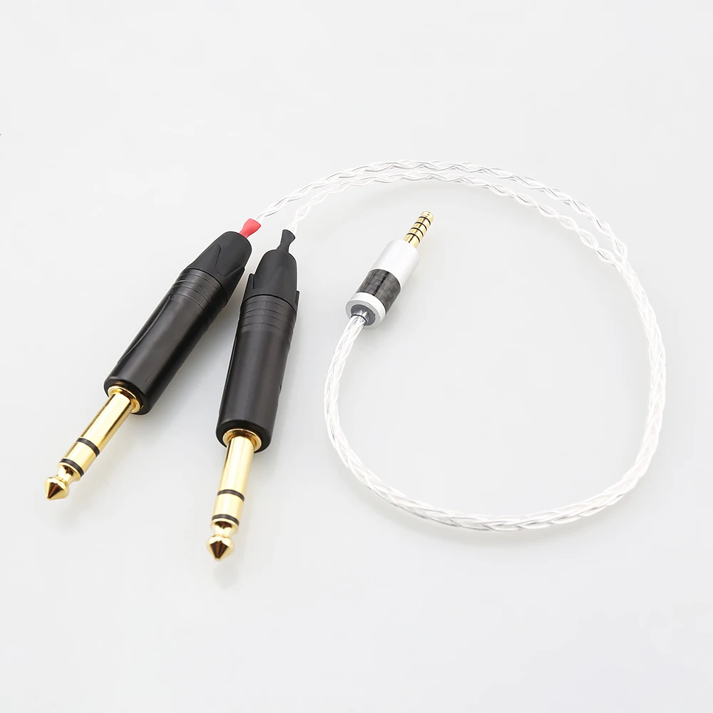 Audiocrast 8 Cores Silver Plated Balanced 4.4mm Male to 2x 6.35mm Male Plug Audio Adapter Cable for Hi-Fi Sound Quality
Audiocrast 8 Cores Silver Plated Balanced 4.4mm Male to 2x 6.35mm Male Plug Audio Adapter Cable for Hi-Fi Sound Quality