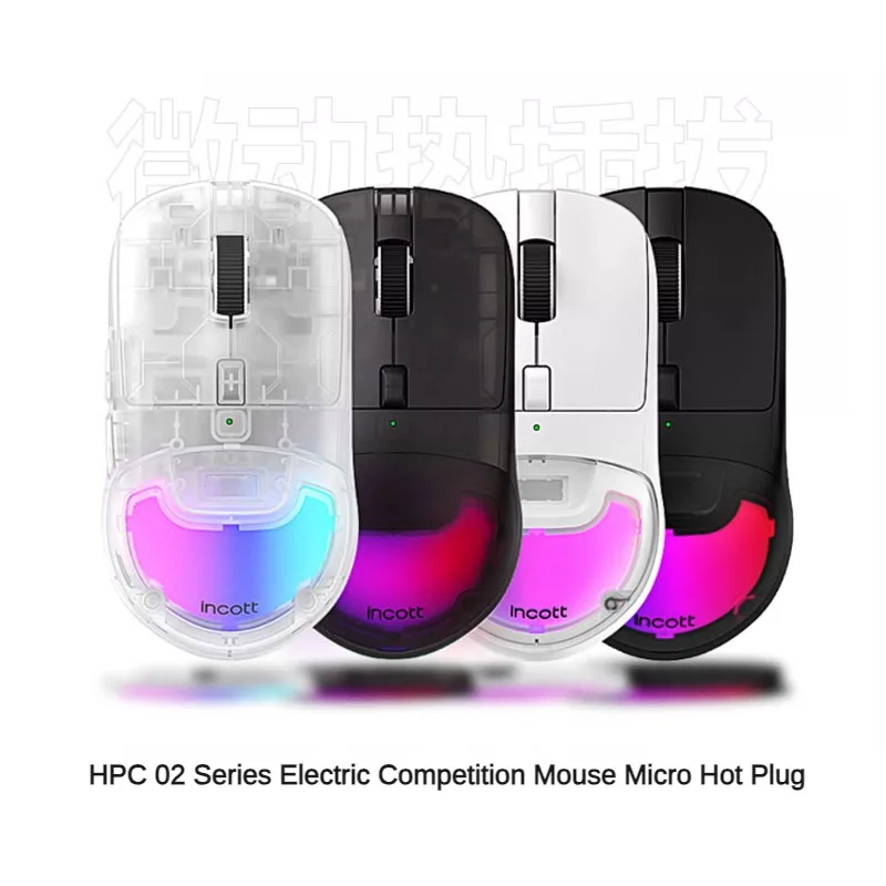 Incott HPC02 Pro Wireless Mouse RGB Dual Mode Lightweight Micro Hot Swap PAW3395 Ergonomic Laptops Accessories Pc E-sports Mice
Incott HPC02 Pro Wireless Mouse RGB Dual Mode Lightweight Micro Hot Swap PAW3395 Ergonomic Laptops Accessories Pc E-sports Mice