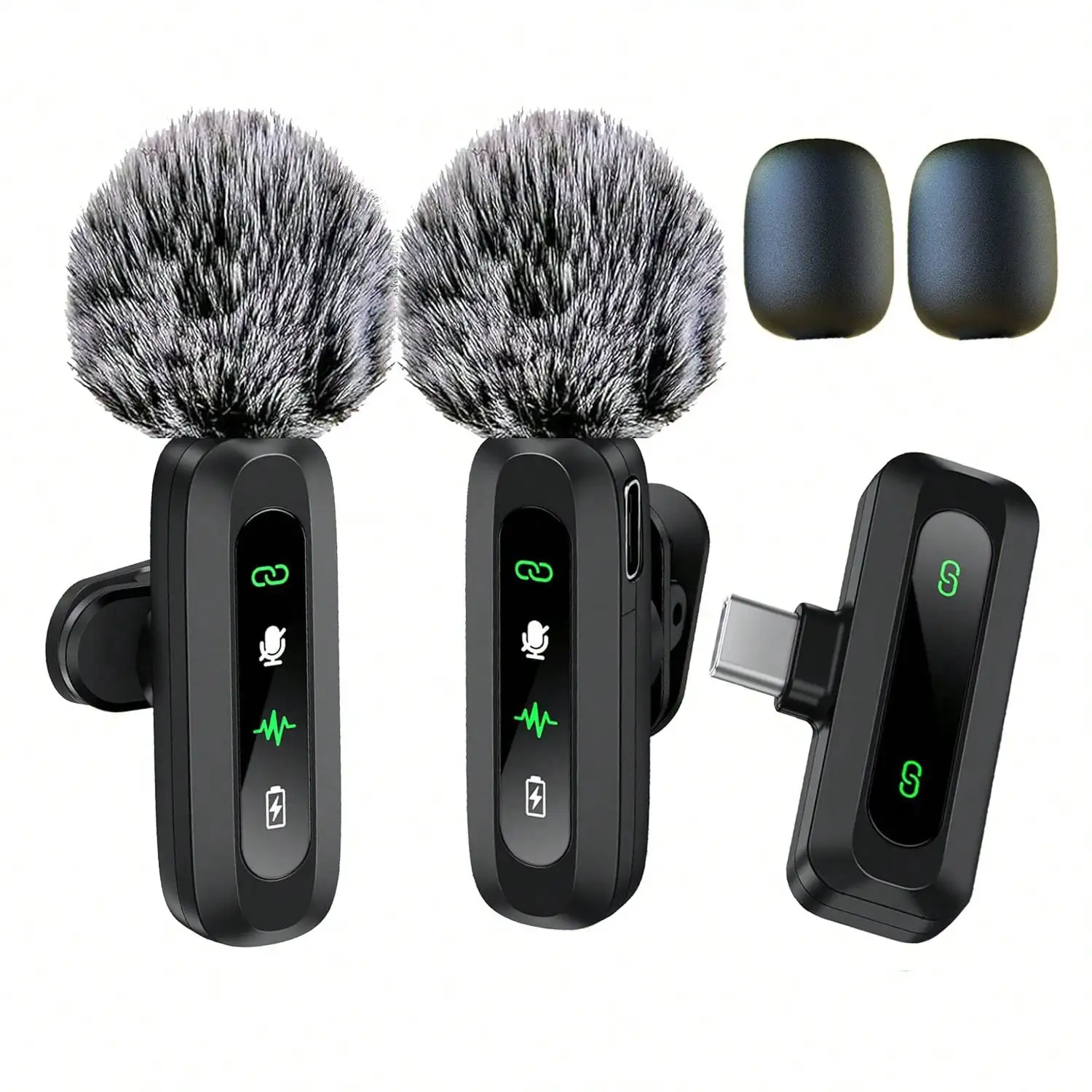 Professional Wireless Lavalier Microphone, Suitable For Smartphones, Plug And Play, For Video Recording, Teaching, Inter
Professional Wireless Lavalier Microphone, Suitable For Smartphones, Plug And Play, For Video Recording, Teaching, Inter