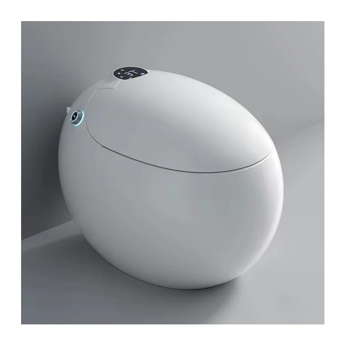 Auto Flushing Floor Mounted Electric Wc Automatic Toilet Seat Water Closet Egg Shape Intelligent Smart Toilet Bowl
Auto Flushing Floor Mounted Electric Wc Automatic Toilet Seat Water Closet Egg Shape Intelligent Smart Toilet Bowl