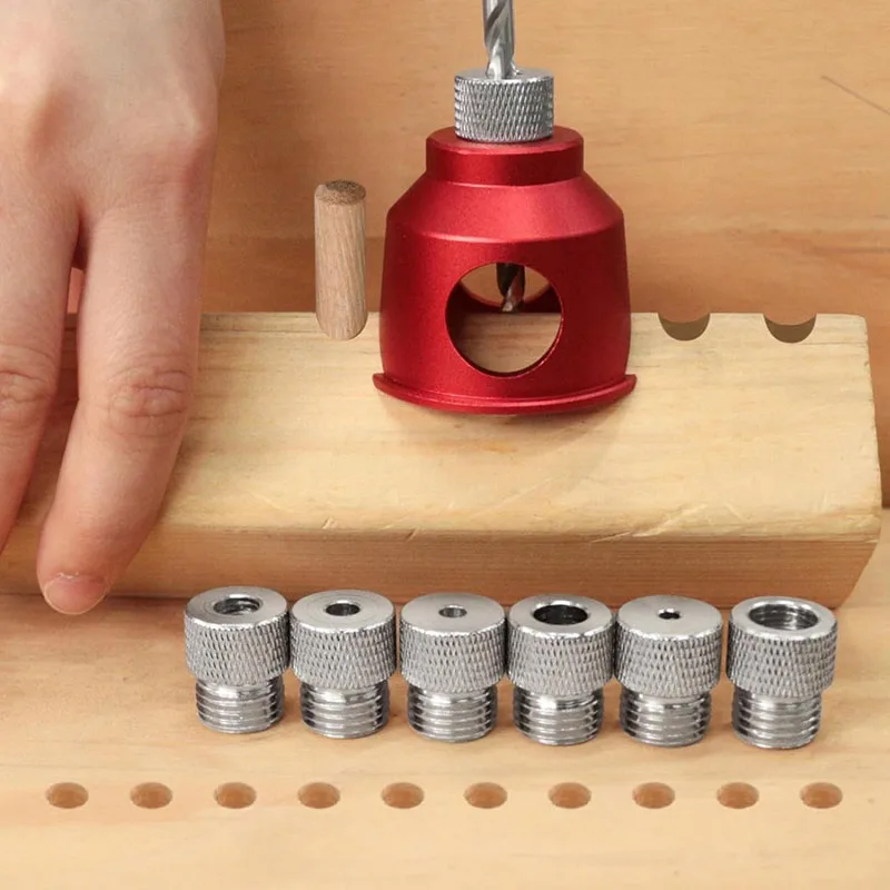 3-10mm Alloy 90 Degree Woodworking Drill Locator Straight Hole Guide Wooden dowel Splicing drilling Woodworking Tools
3-10mm Alloy 90 Degree Woodworking Drill Locator Straight Hole Guide Wooden dowel Splicing drilling Woodworking Tools
