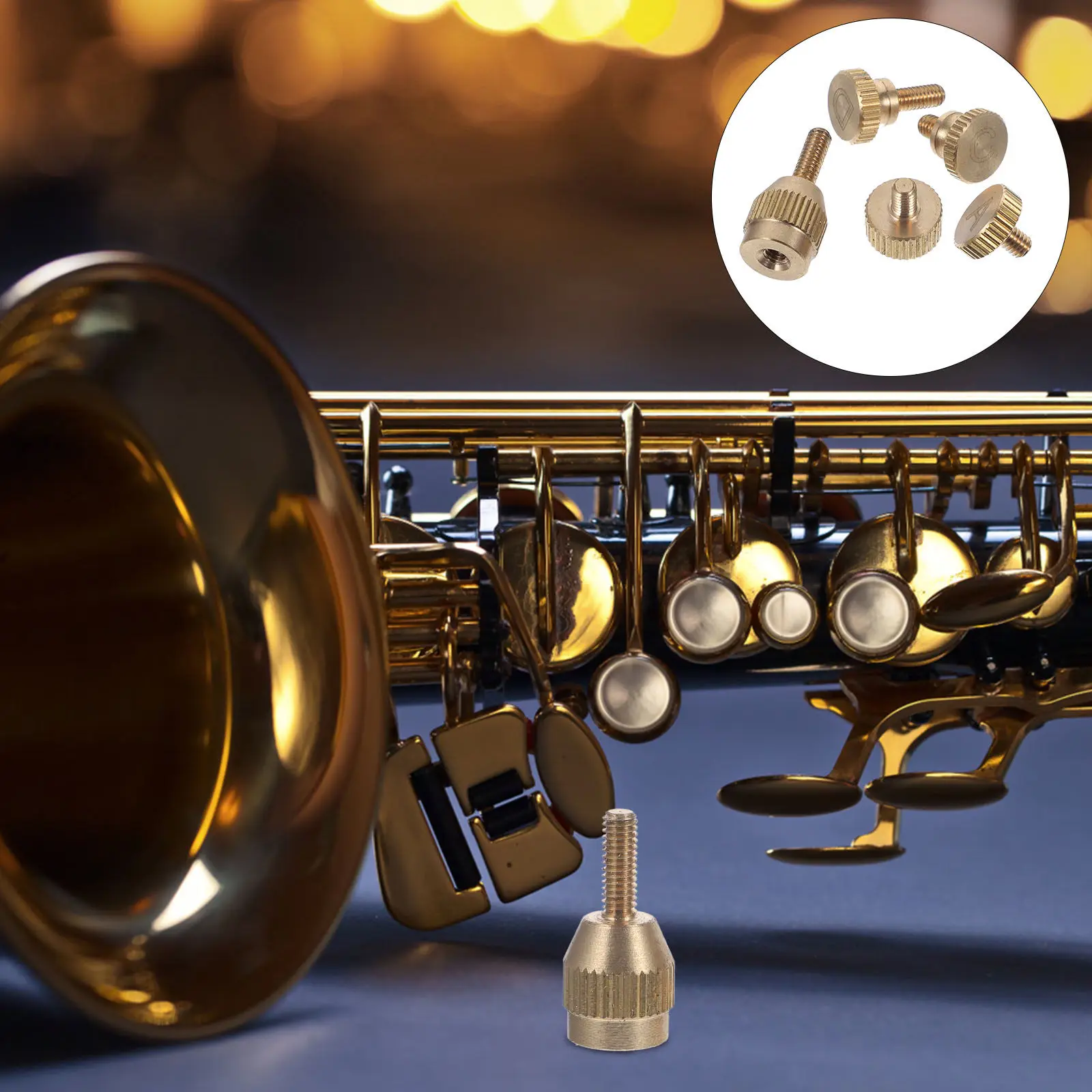 1Set Premium Metal Saxophone Neck Screws Replacement Parts for Alto Tenor Sax Tightening Screw Easy Install Professional Repair
1Set Premium Metal Saxophone Neck Screws Replacement Parts for Alto Tenor Sax Tightening Screw Easy Install Professional Repair
