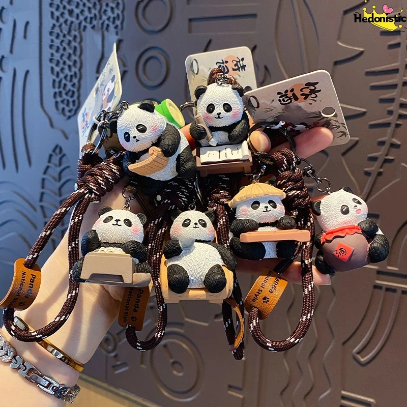New Cute Mao Flu Chinese Panda Keychain Cartoon Resin Doll Hanging Chain For Backpack Wallet Key Car Decoration Acg Pendant Gift
New Cute Mao Flu Chinese Panda Keychain Cartoon Resin Doll Hanging Chain For Backpack Wallet Key Car Decoration Acg Pendant Gift