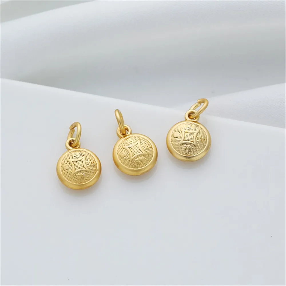 1pcs 18k Gold Color Sandblasing Gold Matte Retro Coin 10mm Pendant Bracelet Necklace Diy Earrings Jewelry Charm Accessories
1pcs 18k Gold Color Sandblasing Gold Matte Retro Coin 10mm Pendant Bracelet Necklace Diy Earrings Jewelry Charm Accessories