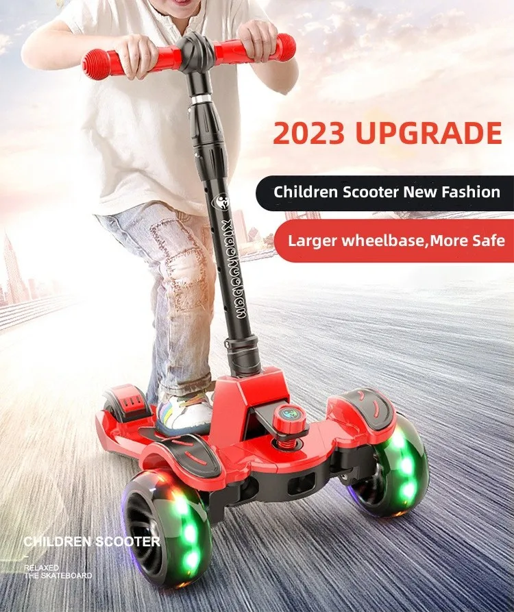 So cool widened flash wheel child scooter, Children scooter with 4 gears adjustable height,3 wheel children's scooter
So cool widened flash wheel child scooter, Children scooter with 4 gears adjustable height,3 wheel children's scooter