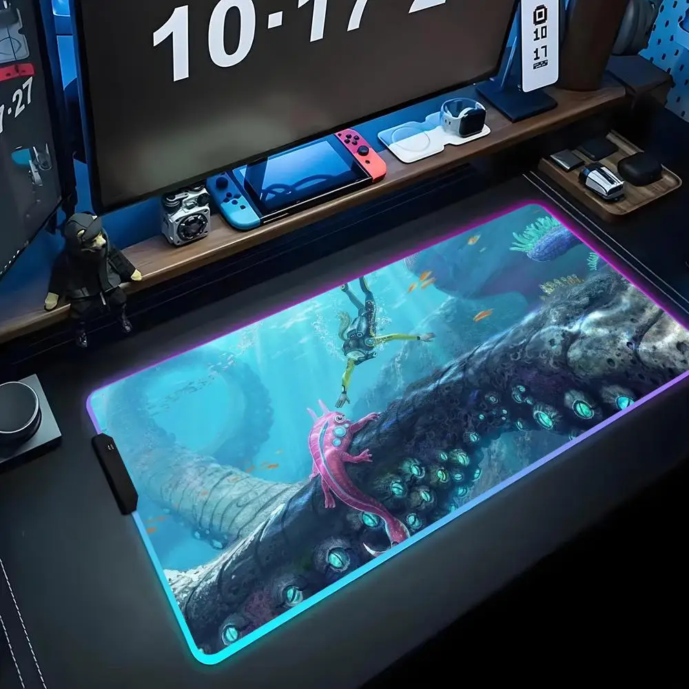subnautica Mouse Pad RGB Gaming Mousepad Big LED Pad PC Desk Mat Luminous Mouse Pad Large Keyboard Mats Table Rug With Backlit
subnautica Mouse Pad RGB Gaming Mousepad Big LED Pad PC Desk Mat Luminous Mouse Pad Large Keyboard Mats Table Rug With Backlit