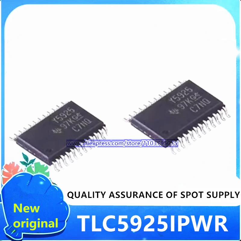 10 шт. чипов TLC5925IPWR TLC5925IPW Y5925 TSSOP24, 100% новые и оригинальные
10 шт. чипов TLC5925IPWR TLC5925IPW Y5925 TSSOP24, 100% новые и оригинальные