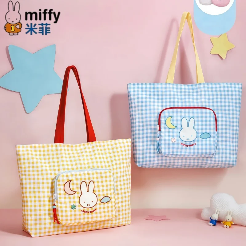 In Stock Miffy Lightweight Foldable Canvas Bag Large Capacity Checkered Shoulder Bag Charm Collectible Gift Series Ornaments
In Stock Miffy Lightweight Foldable Canvas Bag Large Capacity Checkered Shoulder Bag Charm Collectible Gift Series Ornaments