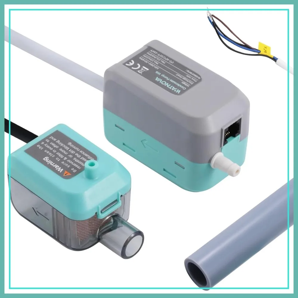 Mini Split HVAC Condensate Pump, 6GPH 100-240V, 33ft Lift, Ultra Quiet, Auto AC Removal
Mini Split HVAC Condensate Pump, 6GPH 100-240V, 33ft Lift, Ultra Quiet, Auto AC Removal