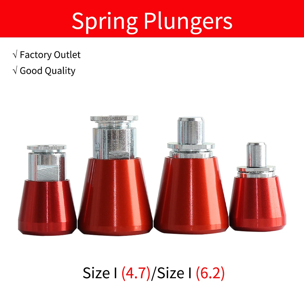 Good Quality QB521 Red Spring Loaded Plunger Spring Lock Pin Telescopic Positioning Lock Pin With Nut Pin Diameter 4.7 And 6.2mm
Good Quality QB521 Red Spring Loaded Plunger Spring Lock Pin Telescopic Positioning Lock Pin With Nut Pin Diameter 4.7 And 6.2mm