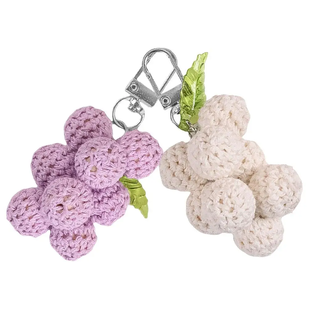 Grape Keychains Women 2 Pcs Soft Yarn Knitted Charm Cute Fruit Decoration Pendant For Bag Wallet Handbags Gifts
Grape Keychains Women 2 Pcs Soft Yarn Knitted Charm Cute Fruit Decoration Pendant For Bag Wallet Handbags Gifts