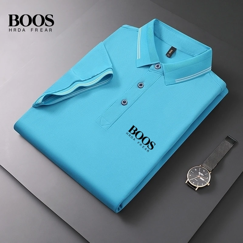 New Summer High Quality Embroidered Logo Short Sleeve Polo Shirt for Men, Fashionable, Casual, Breathable T-shirt Top
New Summer High Quality Embroidered Logo Short Sleeve Polo Shirt for Men, Fashionable, Casual, Breathable T-shirt Top