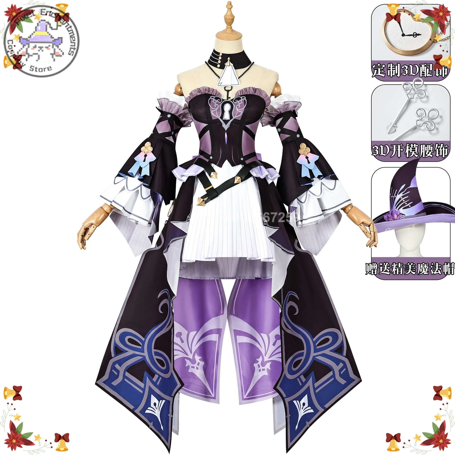 Костюм для косплея по игре Honkai: Star Rail, женский, аниме, персонаж Херта, одежда для ролевых игр, платье, наряд для взрослых на Хэллоуин, Comic Con, с париком
Костюм для косплея по игре Honkai: Star Rail, женский, аниме, персонаж Херта, одежда для ролевых игр, платье, наряд для взрослых на Хэллоуин, Comic Con, с париком