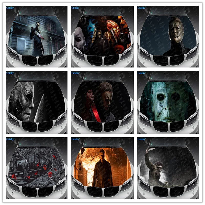 Michael Myers Design Car Hood Vinyl Stickers Wrap Vinyl Film Engine Cover Decals Sticker Car Auto Accessories
Michael Myers Design Car Hood Vinyl Stickers Wrap Vinyl Film Engine Cover Decals Sticker Car Auto Accessories
