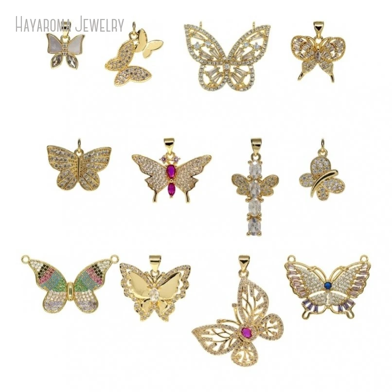 2Pcs Insect Butterfly Invisible Setting Metal Cubic Zirconia Wholesale Copper Jewelry Gold Color Pendant PM51488
2Pcs Insect Butterfly Invisible Setting Metal Cubic Zirconia Wholesale Copper Jewelry Gold Color Pendant PM51488