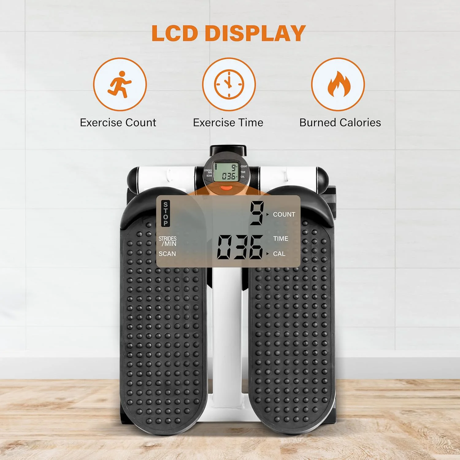 Multifunctional Home Stair Stepper Fitness Aerobic Mini Stepping Machine with Elastic Rope Steel ABS Construction
Multifunctional Home Stair Stepper Fitness Aerobic Mini Stepping Machine with Elastic Rope Steel ABS Construction