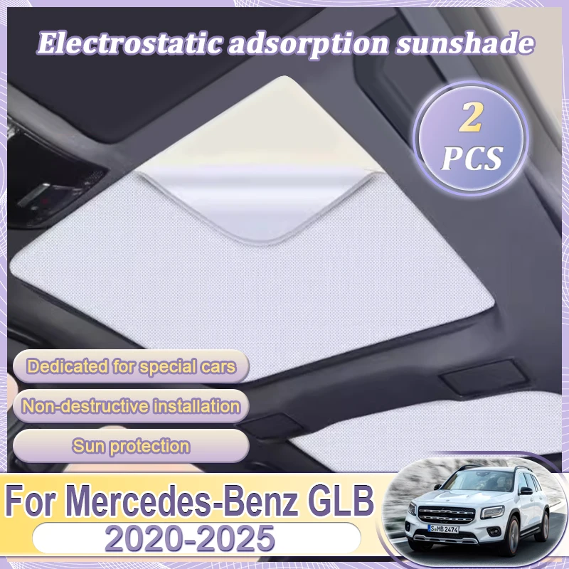 Car Roof Sunshade Fit For Mercedes-Benz GLB 2020 2021 2022 2023 2024 2025 Car Electrostatic Adsorption Sunroof Sunshade Skylight
Car Roof Sunshade Fit For Mercedes-Benz GLB 2020 2021 2022 2023 2024 2025 Car Electrostatic Adsorption Sunroof Sunshade Skylight