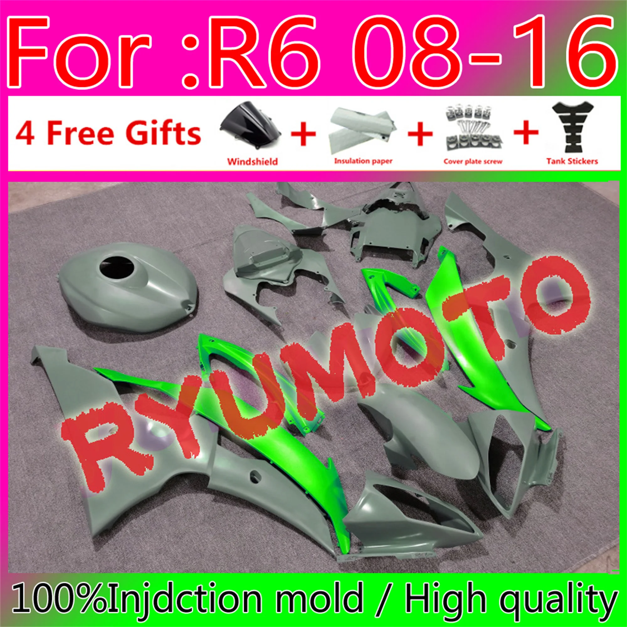 Motor504cycle Full Fairing Kits For Yamaha YZF R6 2010008 2009 2011 YFZ-R6 08 09 10 11 12 13 15 16 ABS Fairings
Motor504cycle Full Fairing Kits For Yamaha YZF R6 2010008 2009 2011 YFZ-R6 08 09 10 11 12 13 15 16 ABS Fairings