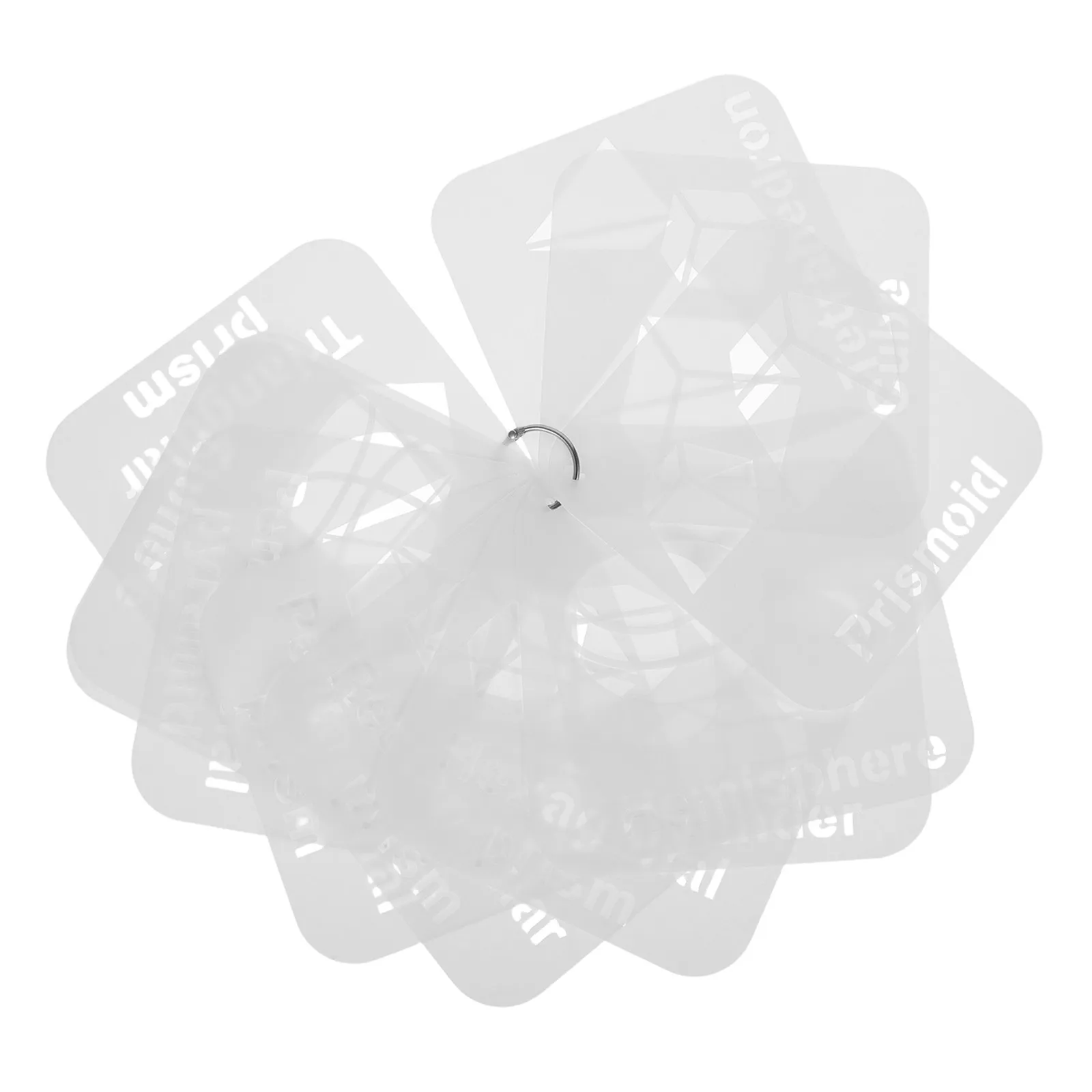 12Pcs Geometric Stencils for Crafts Plastic Drawing Stencil Templates Art Supplies Reusable Painting Stencils for Canvas
12Pcs Geometric Stencils for Crafts Plastic Drawing Stencil Templates Art Supplies Reusable Painting Stencils for Canvas