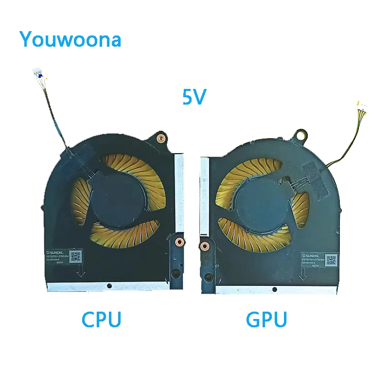 NEW ORIGINAL LAPTOP CPU GPU COOLING FAN For DELL Alienware M15 R5 M15 R6 2021 5V
NEW ORIGINAL LAPTOP CPU GPU COOLING FAN For DELL Alienware M15 R5 M15 R6 2021 5V