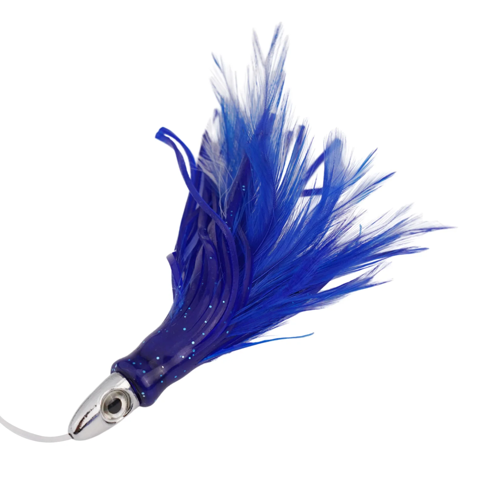 Приманка для ловли тунца с юбкой из перьев и стальным крючком для морской воды, для надевания рыбы больших игр и ловли тунца
Приманка для ловли тунца с юбкой из перьев и стальным крючком для морской воды, для надевания рыбы больших игр и ловли тунца