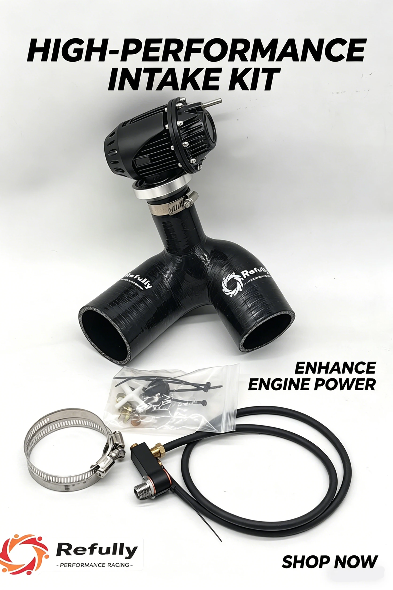 Performance Blow Off Valve Kit with Vacuum Port Adapter for 2008+ Yamaha SVHO SHO FZR FZS GP1800 Watercraft
Performance Blow Off Valve Kit with Vacuum Port Adapter for 2008+ Yamaha SVHO SHO FZR FZS GP1800 Watercraft