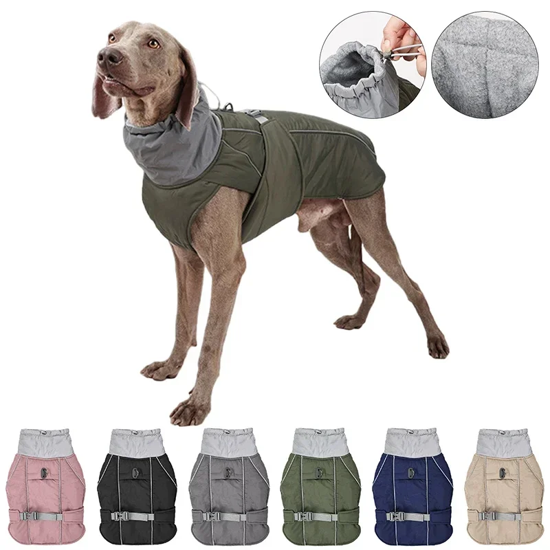2023 Winter Thickened Dog Clothes Warm Cotton Coat Padded Jacket Vest Outdoor Walking Waterproof Pet Dog Clothing Costume
2023 Winter Thickened Dog Clothes Warm Cotton Coat Padded Jacket Vest Outdoor Walking Waterproof Pet Dog Clothing Costume