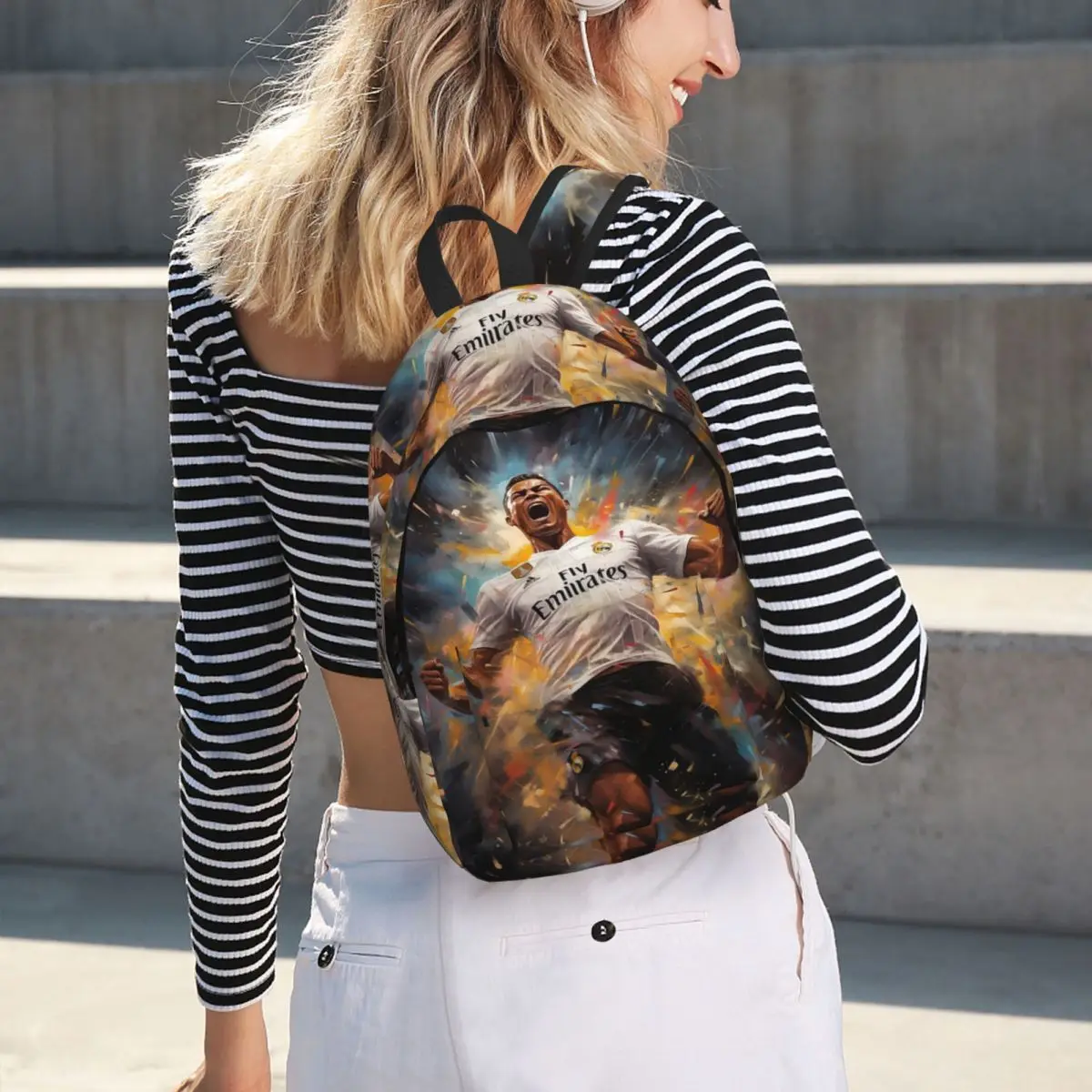 Cristiano Ronaldo Jumps Student Backpack School Bag Hiking Travel Daypack for Boys Girls Bookbag Shoulder Bags
Cristiano Ronaldo Jumps Student Backpack School Bag Hiking Travel Daypack for Boys Girls Bookbag Shoulder Bags