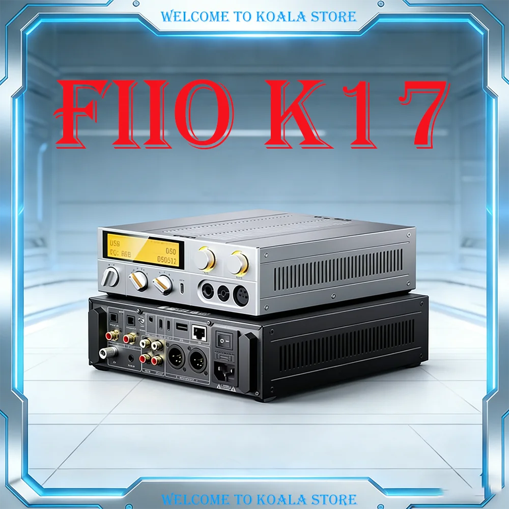 FiiO K17: Настольный ЦАП и усилитель для наушников «все в одном», два AK4499EX, DSD512, LDAC Bluetooth, DSP PEQ, Hi-Fi аудиоусилитель
FiiO K17: Настольный ЦАП и усилитель для наушников «все в одном», два AK4499EX, DSD512, LDAC Bluetooth, DSP PEQ, Hi-Fi аудиоусилитель