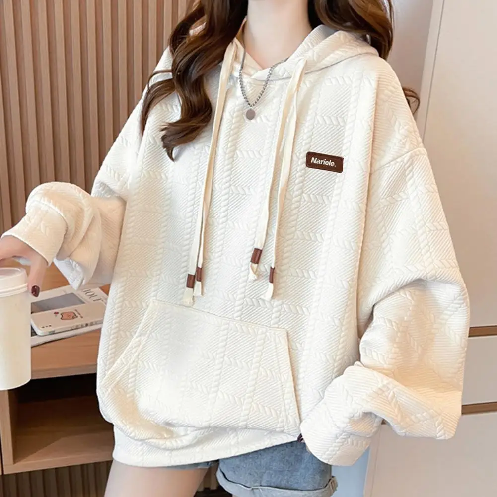 Waffle Sweatshirt with Big Pocket Japanese Style Drawstring Solid Color Hooded Coat Spring Autumn Women Leisure Style Hoodie
Waffle Sweatshirt with Big Pocket Japanese Style Drawstring Solid Color Hooded Coat Spring Autumn Women Leisure Style Hoodie