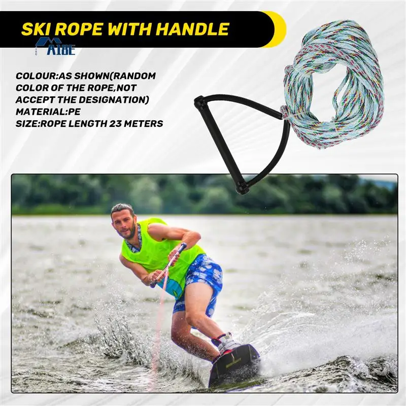 A18E-Water Ski Rope 23M Ski Rope With Wakeboard Style Grip Surfing Tow Line Leash Cord For Wakeboard Kneeboard Surfing
A18E-Water Ski Rope 23M Ski Rope With Wakeboard Style Grip Surfing Tow Line Leash Cord For Wakeboard Kneeboard Surfing