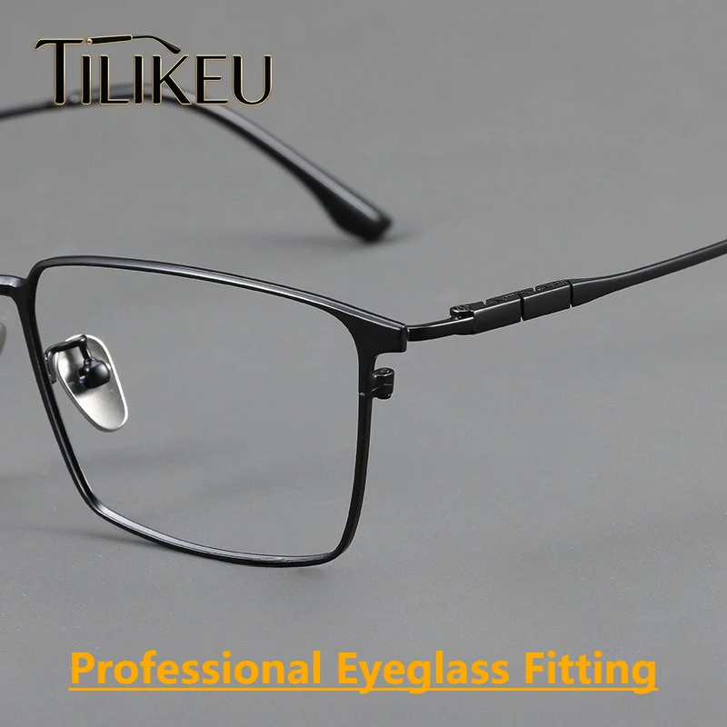 Men's Business Titanium Square Blue Light Blocking Prescription Glasses Full-Frame Designer Photochromic Reading Glasses 86037
Men's Business Titanium Square Blue Light Blocking Prescription Glasses Full-Frame Designer Photochromic Reading Glasses 86037