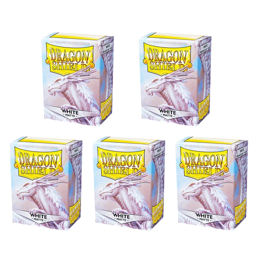 Dragon Shield Standard Size Matte Card Sleeves - White 100 Count/Box
Dragon Shield Standard Size Matte Card Sleeves - White 100 Count/Box