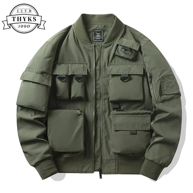 Mens Motorcycle Jacket Multi Pocket Vintage Loose Windproof Flight Coat Fashion Outdoor Baseball Spring Autumn Unisex Streetwear
Mens Motorcycle Jacket Multi Pocket Vintage Loose Windproof Flight Coat Fashion Outdoor Baseball Spring Autumn Unisex Streetwear