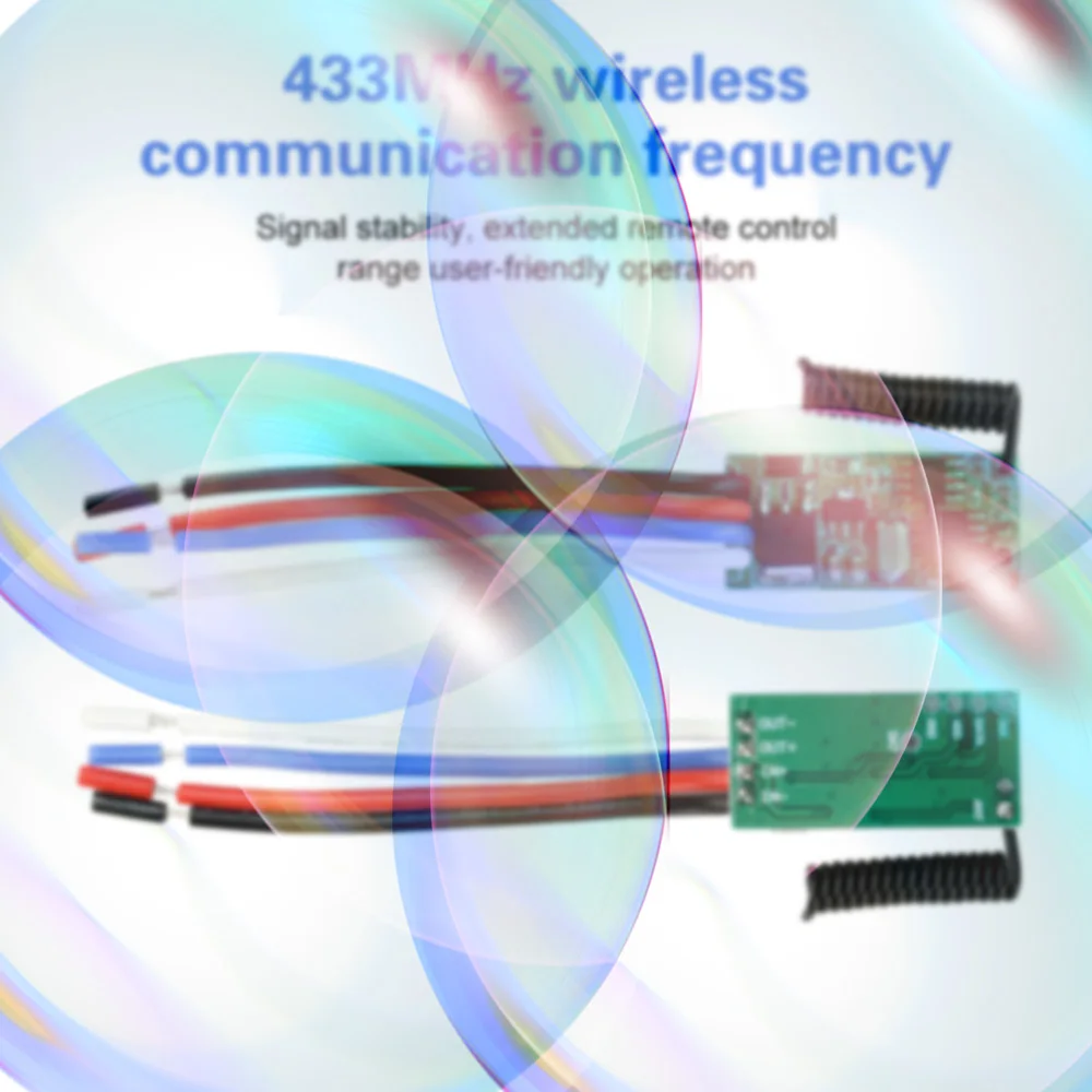 DC 3.6~24V 433MHz RF Remote Control Switch Module Signal Receiver 1-Channel Instant/Hold/Interlock Delay Remote Control Switch
DC 3.6~24V 433MHz RF Remote Control Switch Module Signal Receiver 1-Channel Instant/Hold/Interlock Delay Remote Control Switch