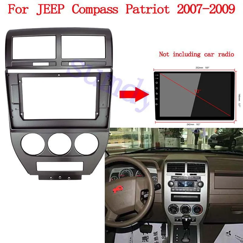 Автомобильный радиоприемник 10,1 дюйма, рамка для JEEP Compass Patriot dodge Caliber 2007-2009, большой экран, 2 Din, android, автомобильный радиоприемник, рамка
Автомобильный радиоприемник 10,1 дюйма, рамка для JEEP Compass Patriot dodge Caliber 2007-2009, большой экран, 2 Din, android, автомобильный радиоприемник, рамка