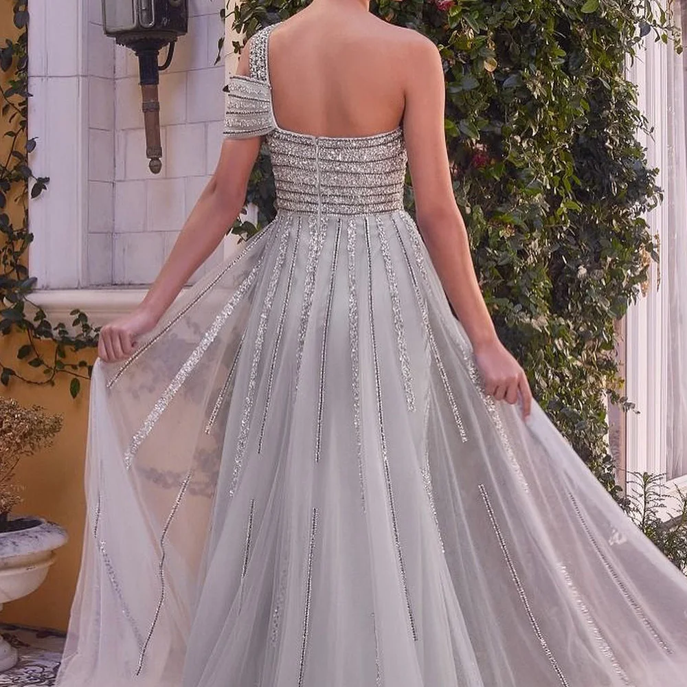 Side Slit Exquisite Strapless Tulle One Shoulder Sleeveless Straight Evening Dress Sweep Train Pleats Photo Color Floor Length
Side Slit Exquisite Strapless Tulle One Shoulder Sleeveless Straight Evening Dress Sweep Train Pleats Photo Color Floor Length