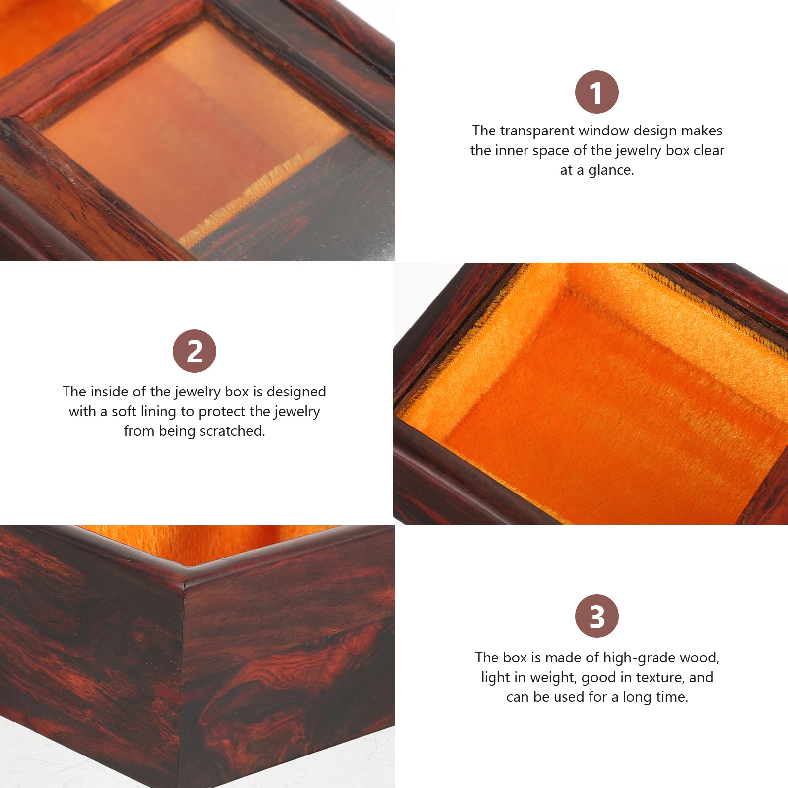 Solid Wood RedBranch Jewelry Box for Watches Earrings Rings Storage ganizer Vintage Home Decor Container
Solid Wood RedBranch Jewelry Box for Watches Earrings Rings Storage ganizer Vintage Home Decor Container