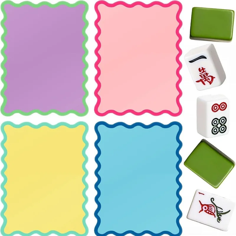 4 sets of mahjong shuffler thick PVC cards, wavy fan edge fun game accessories mahjong shuffle cards
4 sets of mahjong shuffler thick PVC cards, wavy fan edge fun game accessories mahjong shuffle cards