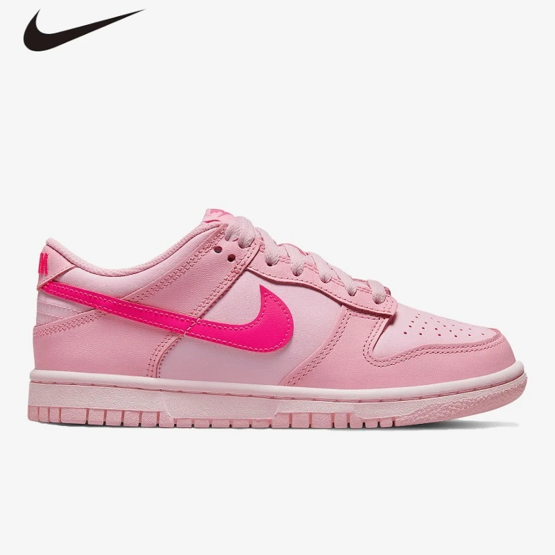 Nike Dunk Low GS Sneakers, Full Leather Triple Pink Barbie Retro Skate Casual Shoes For Youth DH9765-600
Nike Dunk Low GS Sneakers, Full Leather Triple Pink Barbie Retro Skate Casual Shoes For Youth DH9765-600