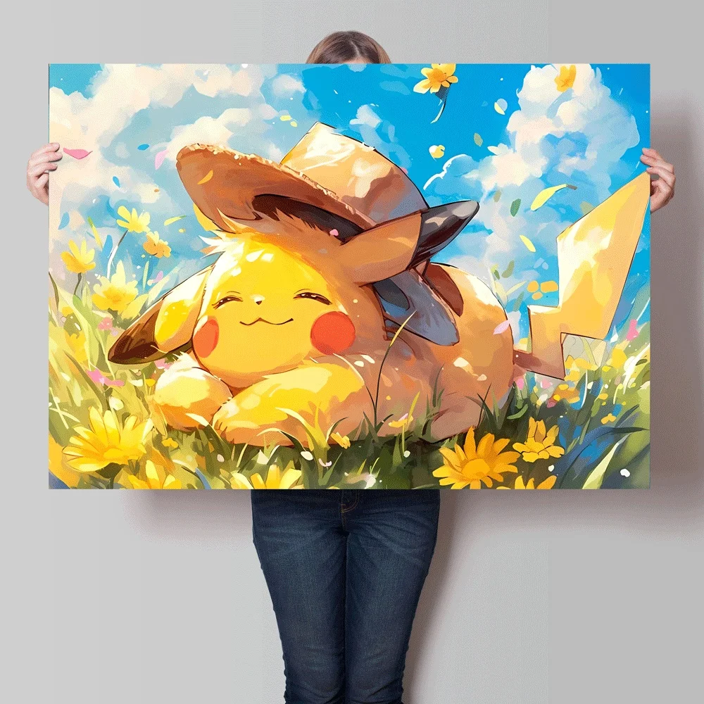 Posters and Prints Pokemon Canvas Paintings Pikachu Cute Wall Pictures Room Home Decorative Birthday Gifts Kids Action Figures
Posters and Prints Pokemon Canvas Paintings Pikachu Cute Wall Pictures Room Home Decorative Birthday Gifts Kids Action Figures