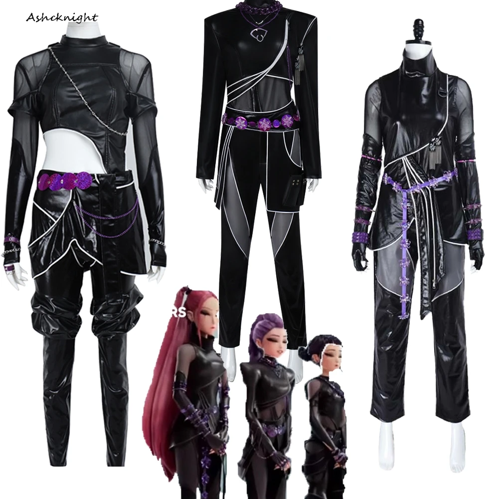 Women Demon Hunter of KPop Cosplay Rumi Zoey Mira Jumpsuit Cloth Party Disguise Roleplay Halloween Costume Carnival Outfit Suits
Women Demon Hunter of KPop Cosplay Rumi Zoey Mira Jumpsuit Cloth Party Disguise Roleplay Halloween Costume Carnival Outfit Suits