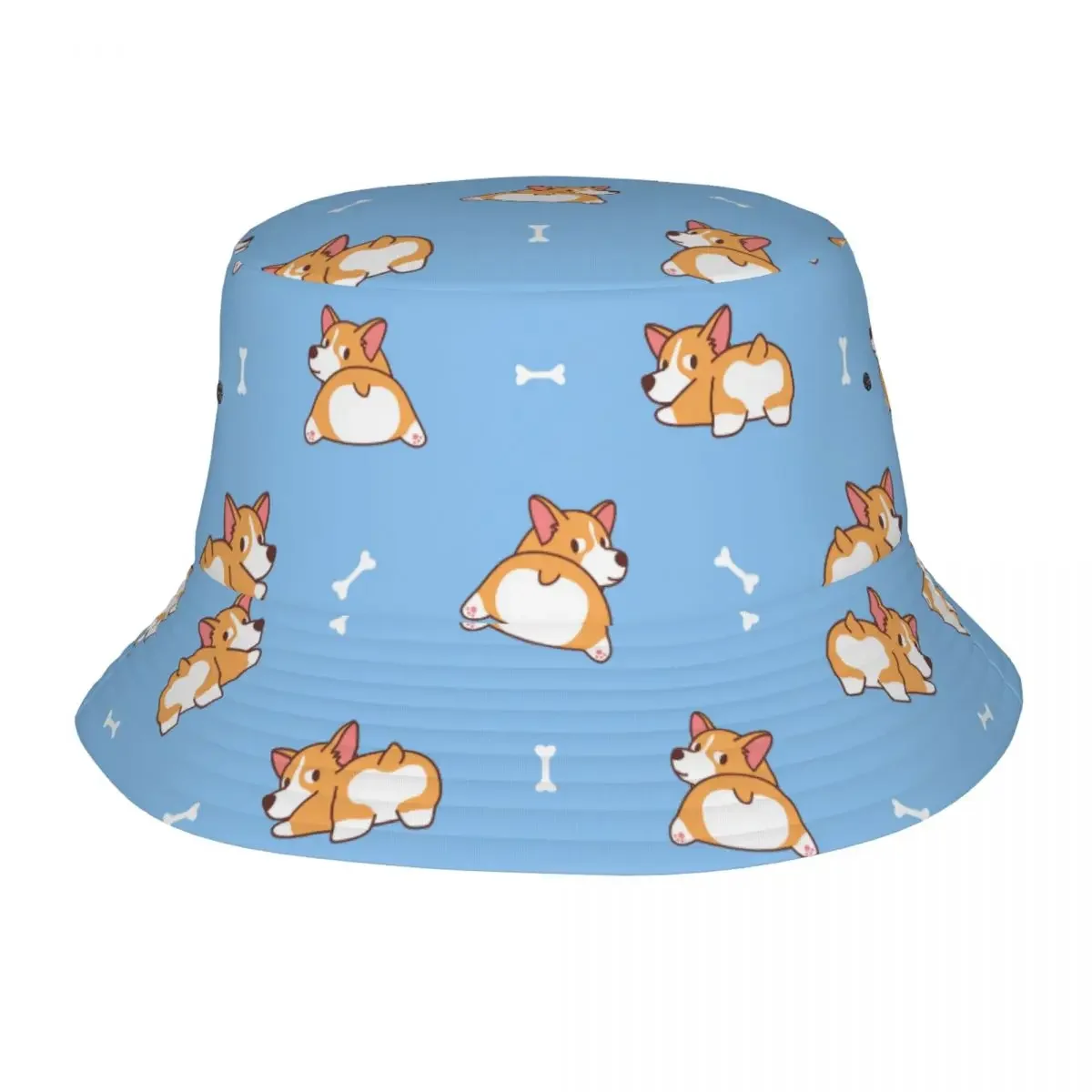 Cute Welsh Corgi Dog Bucket Hat Spring Headwear Accessories Animal Fisherman Hats for Hiking Men Women Ispoti Hat Lightweight
Cute Welsh Corgi Dog Bucket Hat Spring Headwear Accessories Animal Fisherman Hats for Hiking Men Women Ispoti Hat Lightweight