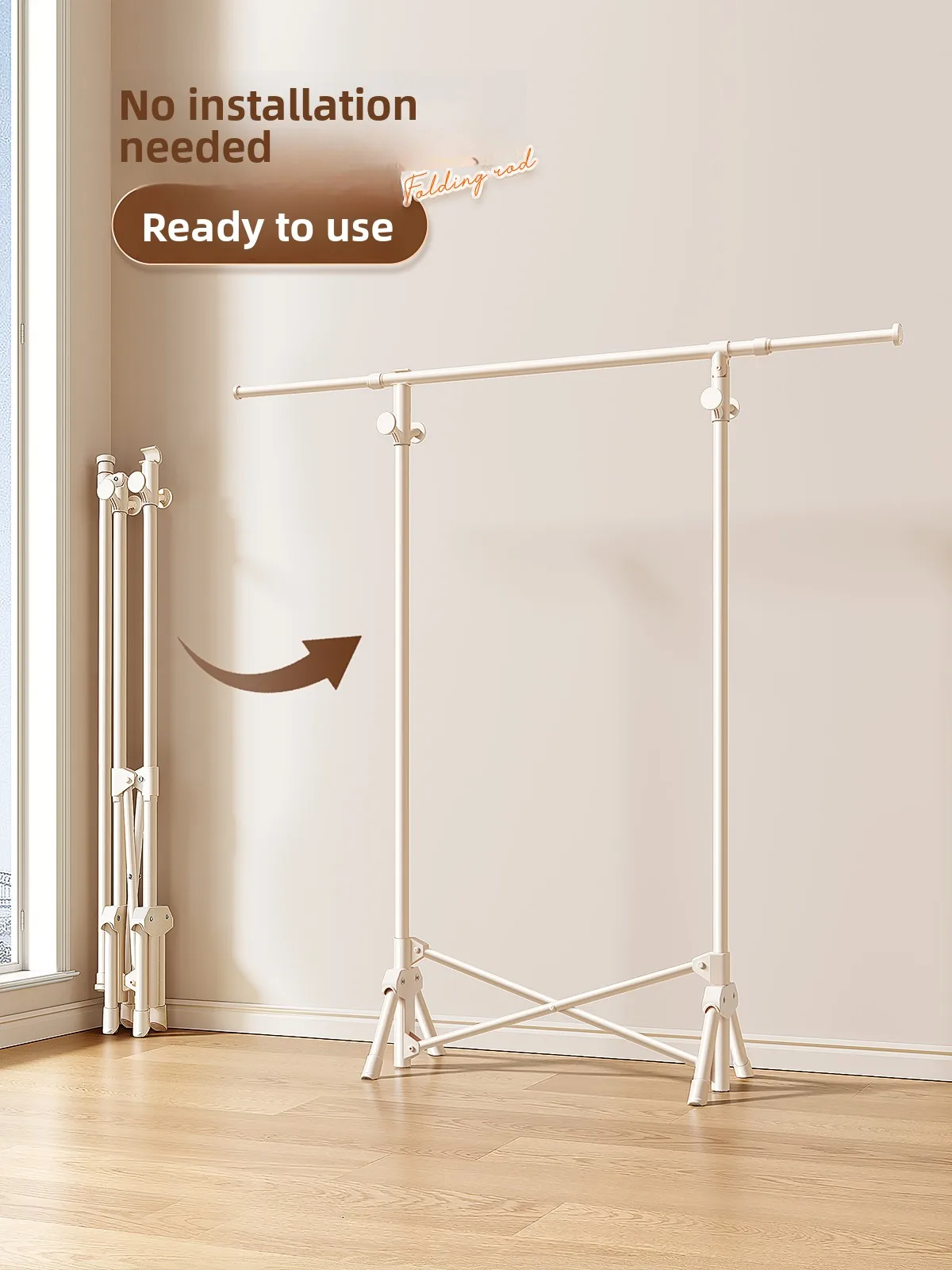 Space Saving Indoor Floor Mounted Clothes Drying Rack Multi Functional Retractable Balcony Clothes Hanger No Assembly Required
Space Saving Indoor Floor Mounted Clothes Drying Rack Multi Functional Retractable Balcony Clothes Hanger No Assembly Required