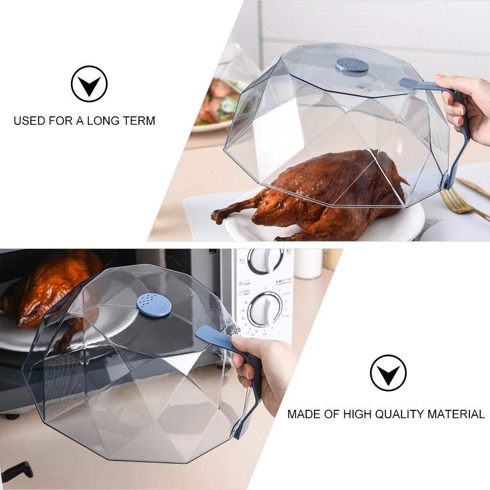 Microwave Splatter Cover Anti-Splatter Lid Heat Resistant Oil-Proof Food Cover With Steam Vents Stay-Cool Handle Stackable 
Microwave Splatter Cover Anti-Splatter Lid Heat Resistant Oil-Proof Food Cover With Steam Vents Stay-Cool Handle Stackable