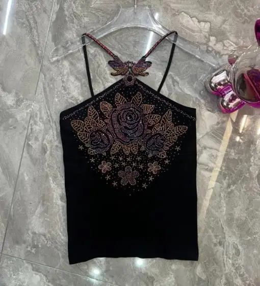 Женские майки с блестящими цветами и стразами, спортивные майки с подкладкой и драгоценными камнями
Женские майки с блестящими цветами и стразами, спортивные майки с подкладкой и драгоценными камнями